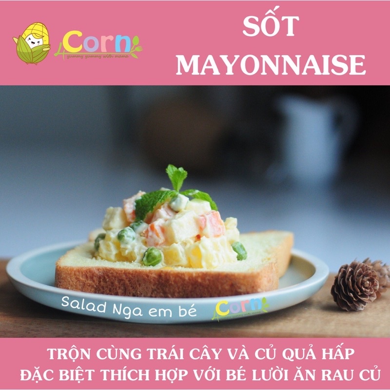 Sốt Mayonaise hữu cơ không trứng 180g ProBios Sumishop2019