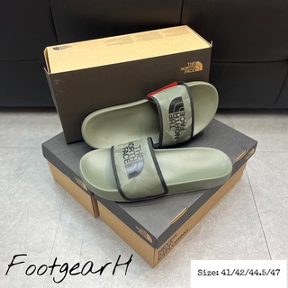 [ CHINHHANG] Dép North Face Camo - Xanh/Xám đậm Camo