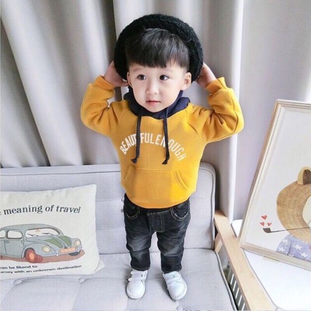 [Thanh lý cửa hàng] áo nỉ dày lót lông siêu ấm áp