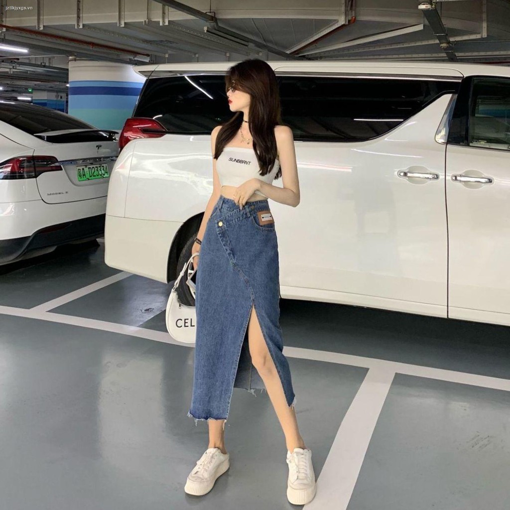 Chân Váy Jeans Thời Trang Dành Cho Nữ