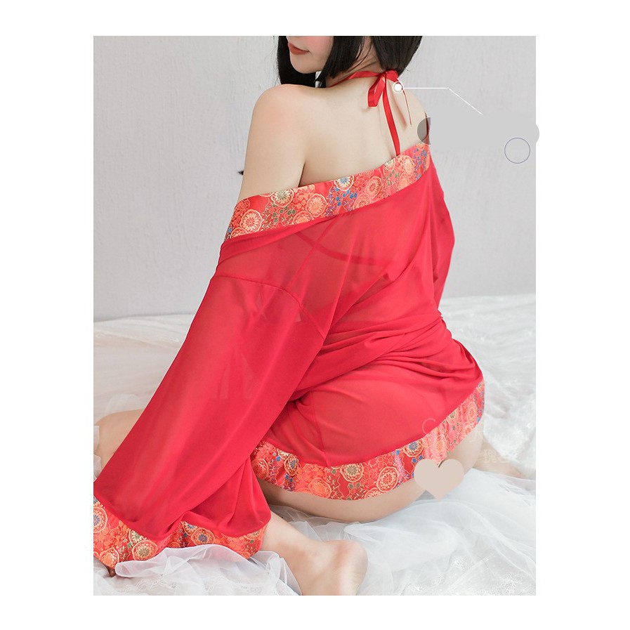 Đồ ngủ sexy Cosplay áo yêm Trung Hoa kèm áo choàng | BigBuy360 - bigbuy360.vn