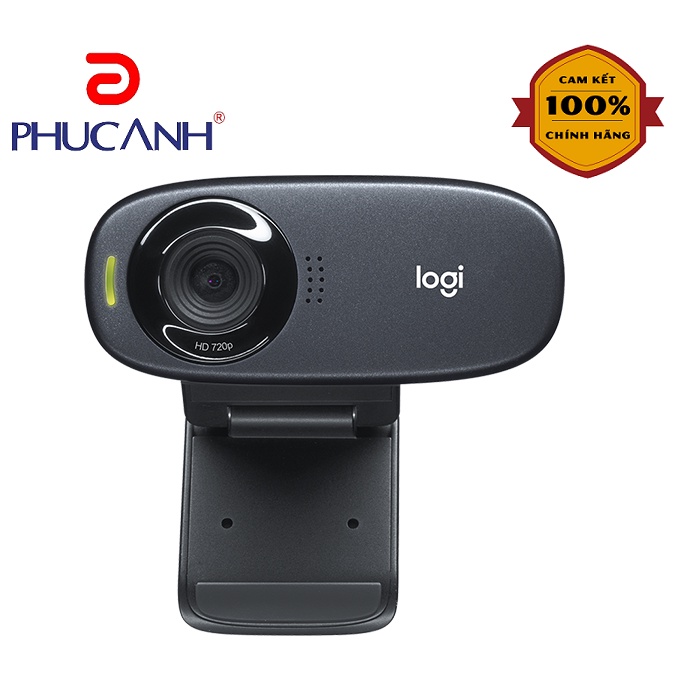 Webcam Logitech C270 720p có mic dùng cho livestream, dạy và học Online