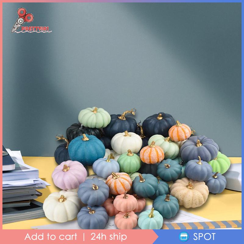 [Prettyia1] 24 Bí Ngô Giả Trang Trí Mùa Thu