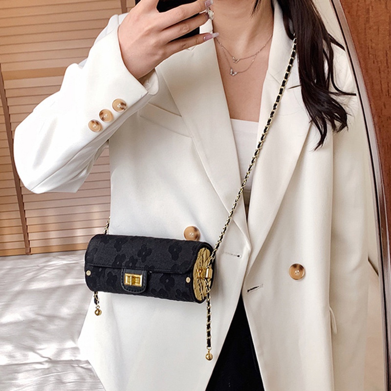 Túi đeo vai IELGY phối chuỗi xích thời trang dành cho nữ