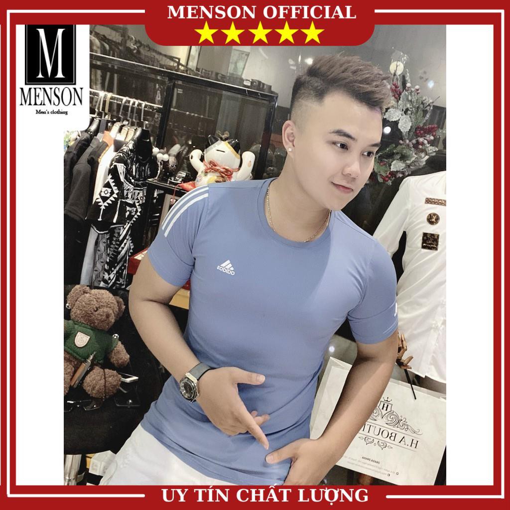 [Hàng Cao Cấp] Áo Phông Nam, Áo Thun Nam Thể Thao Nam Cao Cấp Vải Thun Mát Lạnh Mùa Hè Co Giãn Chuẩn Form MENSON M6220