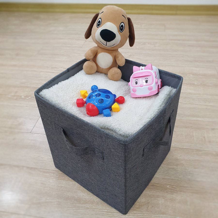 HỘP CUBE XUẤT ÚC VẢI OXFORT - MÀU GHI