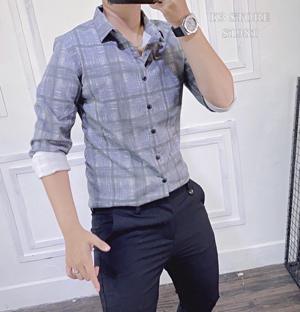 [NEW ARRIVAL] ÁO SƠ MI LỤA NAM SOÁI CA THÊU VIỀN CÕ - THƯƠNG HIỆU CAO CẤP BASIC TRẮNG/ĐEN | BigBuy360 - bigbuy360.vn