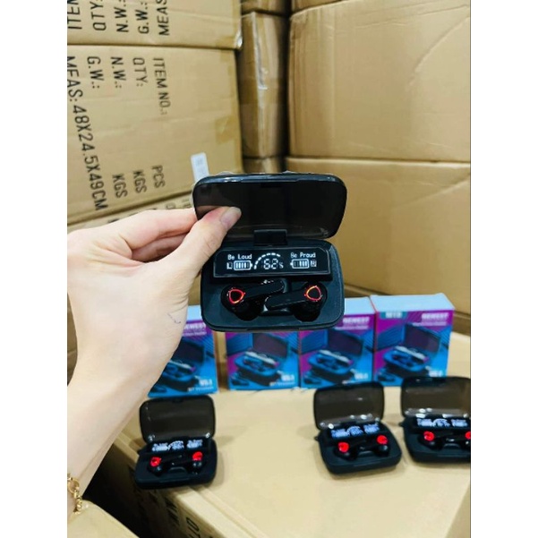 Tai nghe Bluetooth M19. Cảm ứng siêu nhạy, chống nước, pin trâu. Bảo hành 6 tháng.