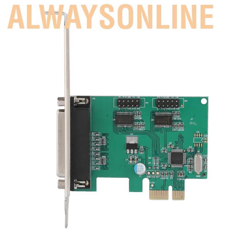 Bộ chuyển đổi PCI-E sang 2 thẻ nối + 1 khe cắm song song mở rộng PCI LPT chất lượng cao