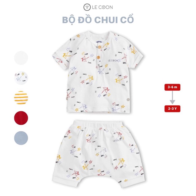 LE COON | Bộ Đồ Chui Cổ 3 tháng-3 tuổi [ babyboo]