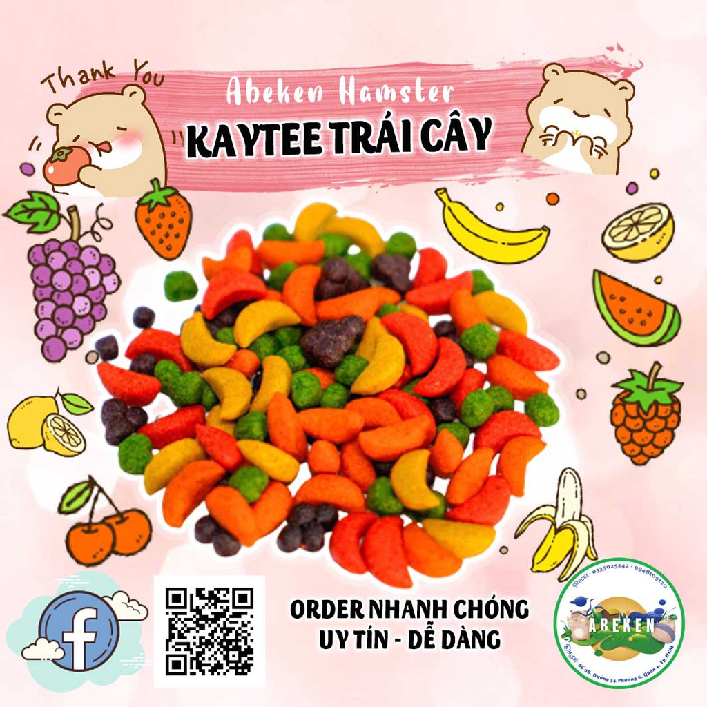 KAYTEE trái cây dành cho Hamster