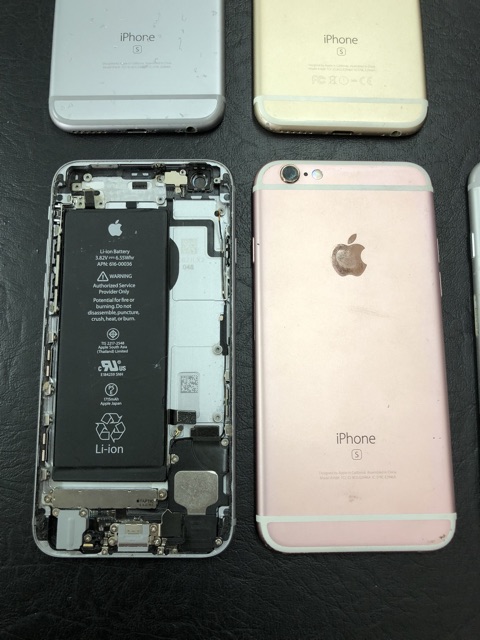 Vỏ iphone 6s nguyên cụm zin tháo máy , thiếu camera, vỏ trầy