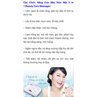 máy rửa mặt maxa 5 trong 1