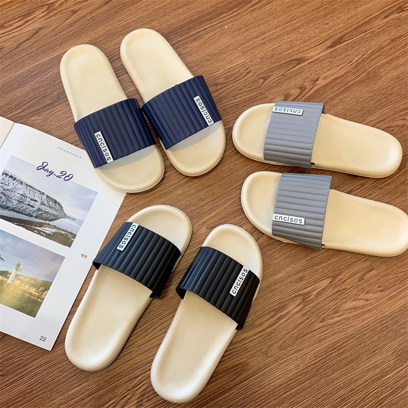 Dép nam nữ ullzang CNCLSOS quai ngang thời trang unisex,dép đi trong nhà,đế cao su non đi cực êm A103 CUTE ACCESSORIES