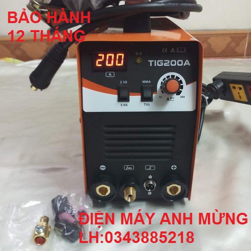 Máy hàn Tig Jasic 200A chức năng QUE và TIG công suất mạnh mẽ cho hiệu quả làm việc nhanh chóng