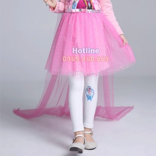 Quần Legging Elsa Cho Bé Gái