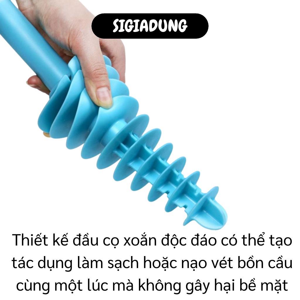 [SGD] Cây Thông Bồn Cầu - Dụng Cụ Thông Tắc Bồn Cầu, Cống, Hố Gas Đầu Cọ Xoắn Độc Đáo 7264