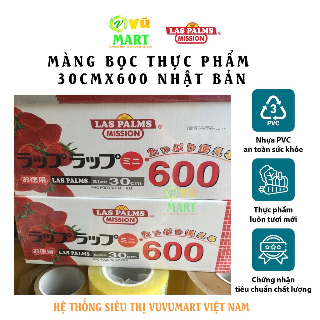 Màng Bọc Thực Phẩm 30cmx600 Las Palms