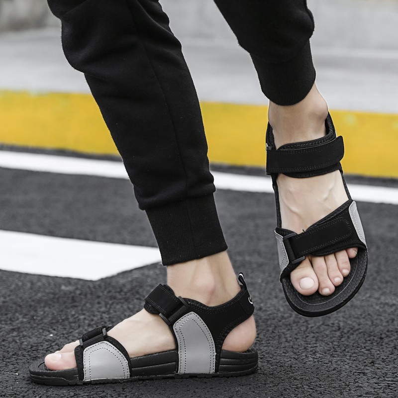 Giày sandal hở ngón đế bằng phong cách hàn quốc cho nam