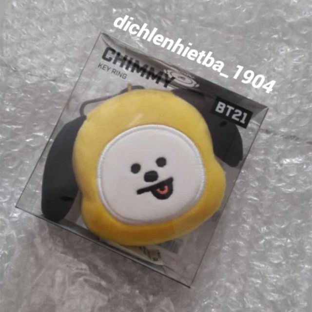 (Có Tata, Rj) Móc khoá BT21 face keyring (Official) đủ 8 mẫu {cam kết chất lượng}