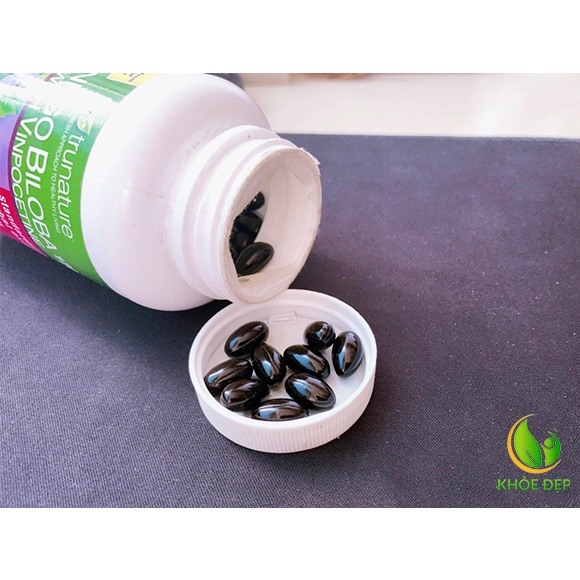 Viên Uống Bổ Não Ginkgo Biloba 120mg Của Mỹ 340 Viên - Tăng cường trí nhớ, cho não khỏe mạnh