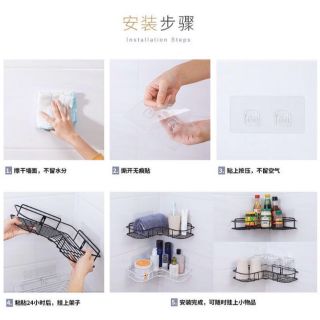 Kệ dán góc tường chịu lực siêu chắc