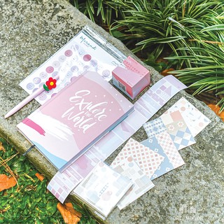 Planner Gift Set Combo: Sổ Explore - WashiTape - Sticker - Pen - Note