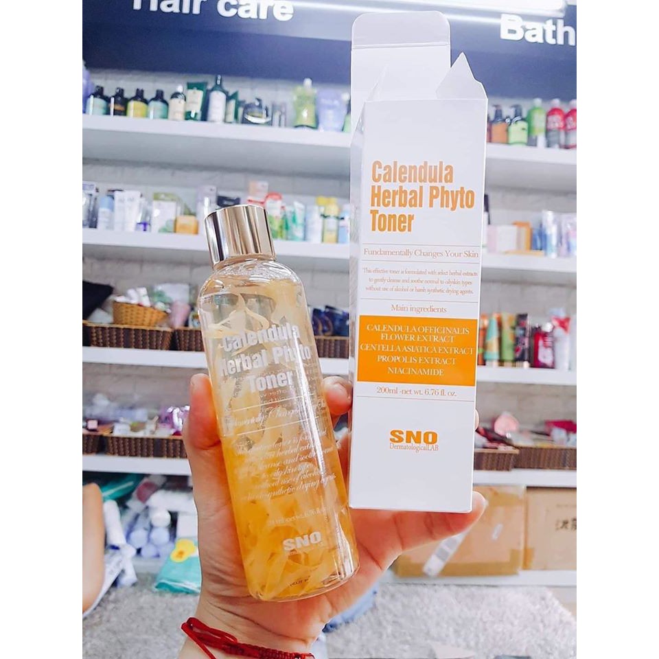 Nước hoa cúc SNO Calendula Herbal Phyto Toner 200ml