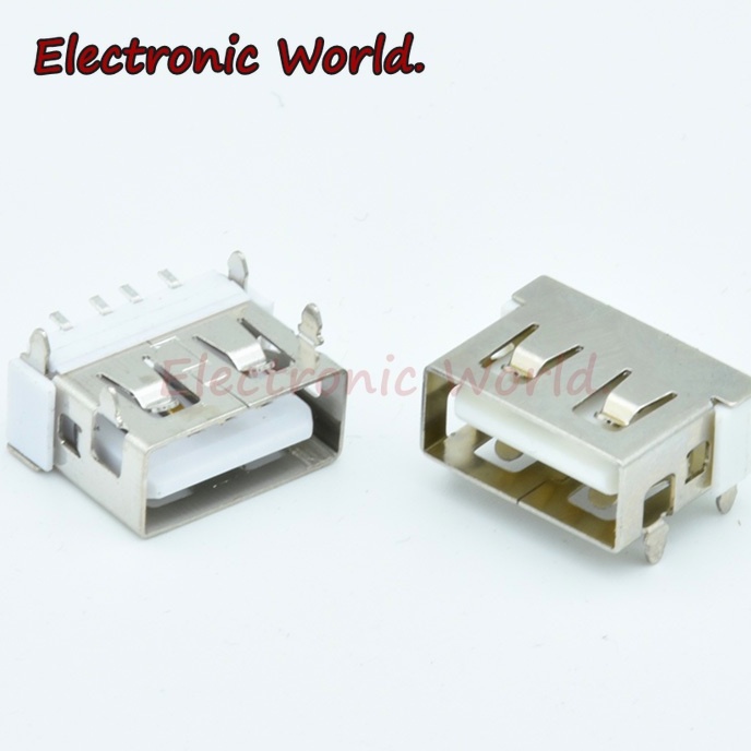 Set 10 Đầu Nối USB 2.0 90 Độ Dài 10.6 Độ
