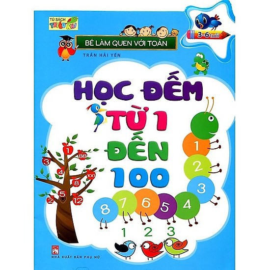 Sách - Combo 05 cuốn Bé làm quen với toán: Phép tính + So sánh + Hình dạng + đếm từ 1-100 + Số đếm