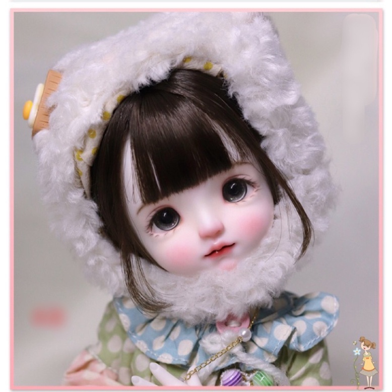 Búp bê BJD 1/6 em bé dễ thương đáng yêu