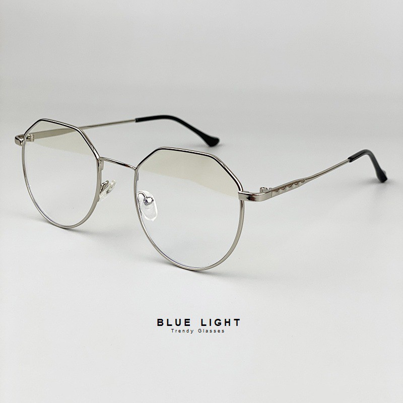 [Mã SKAMA07 giảm 8% đơn từ 250k] Kính Giả Cận Chống Ánh Sáng Xanh, Gọng Kính Cận Mắt Vuông Tròn