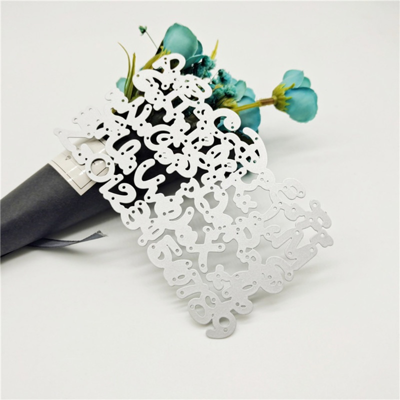 Khuôn Cắt Giấy Kim Loại Hình Chữ Cái Và Số Độc Đáo