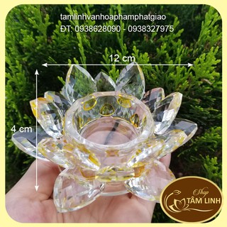 Chân Nến Pha Lê Đèn Cầy Cao Cấp