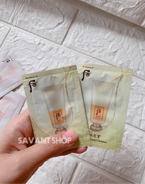 [ GÓI DÙNG THỬ ] Simple Sửa Rửa Mặt Whoo Chính Hãng Hàn Quốc Thảo Mộc Cung Đình | BigBuy360 - bigbuy360.vn