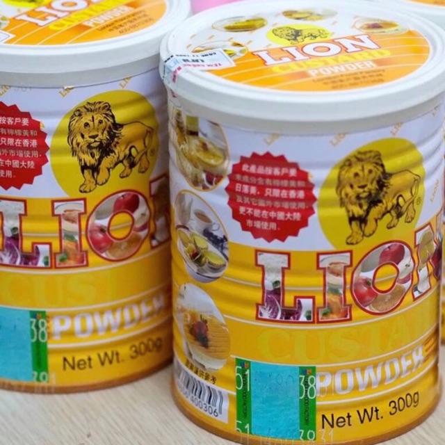 Bột sư tử bột trứng sữa cusard lion chia lẻ 100g