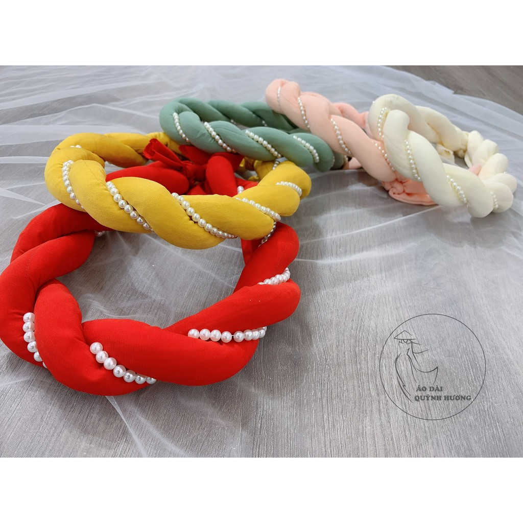 Mấn xoắn đính hạt ( phụ kiện ngành cưới xinh)