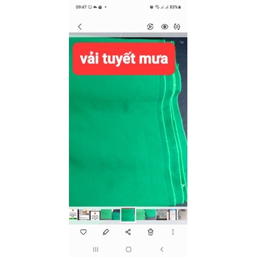 vải tuyết mưa