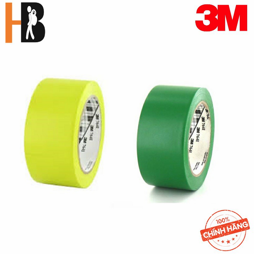 Băng Keo Vinyl 3M 764 (50mm x 33m) Giao Màu Ngẫu Nhiên