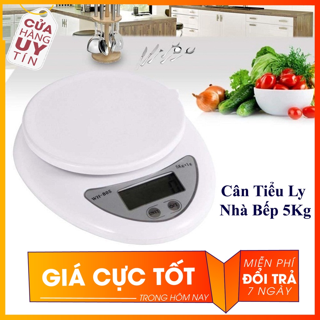 [GIÁ SỈ] Cân tiểu ly điện tử nhà bếp mini định lượng từ 1gram đến 5kg làm bánh cân thực phẩm chính xác cao