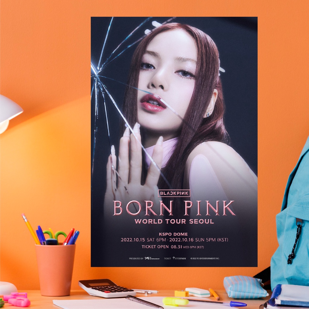 Sét 4 Poster Blackpink Born Pink