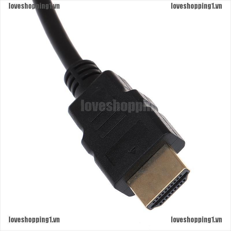 Cáp Chuyển Đổi HDMI Sang VGA Màu Đen
