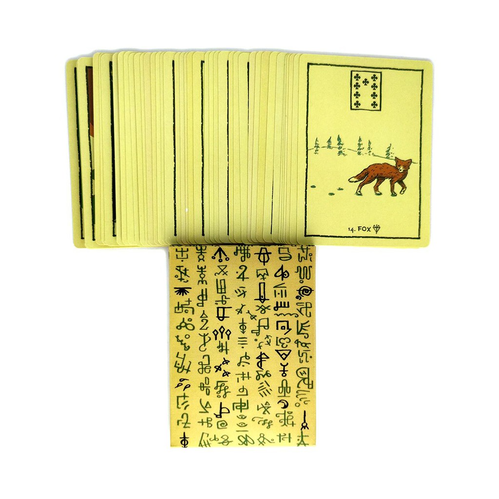 Bộ bài Green Glyphs Lenormand V13