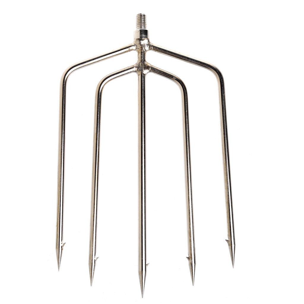 Nĩa xiên bằng thép không gỉ dùng để câu cá