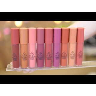 Son kem lì 3CE SOFT LIP LACQUER new 2018 màu NULL SET