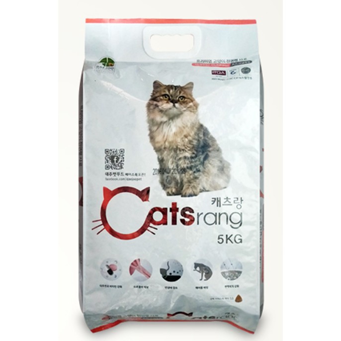 Thức Ăn Catsrang Cho Mèo 5KG Nhập Khẩu Hàn Quốc Hạt Dinh Dưỡng Cho Mèo Mọi Lứa Tuổi