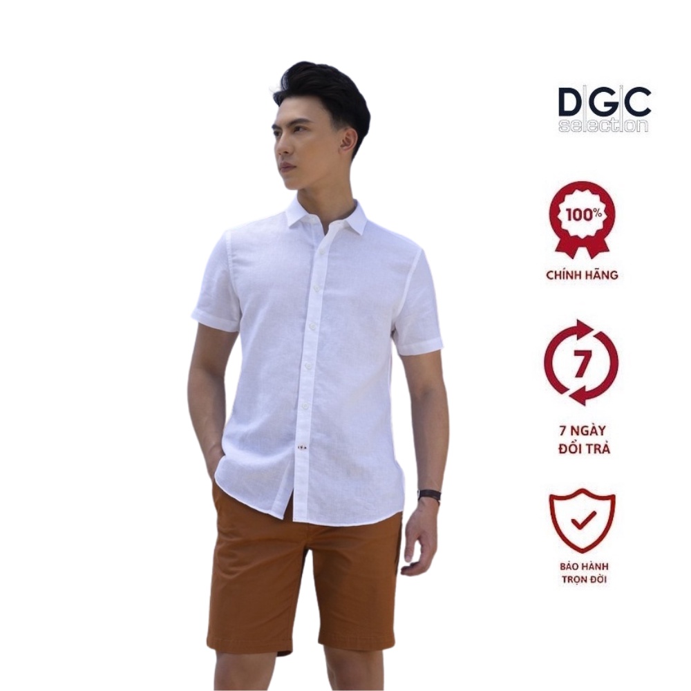 Quần short nam DGCs cạp vuông kiểu dáng basic chất liệu cotton thoáng mát thoải mái vận động SQSBB07M