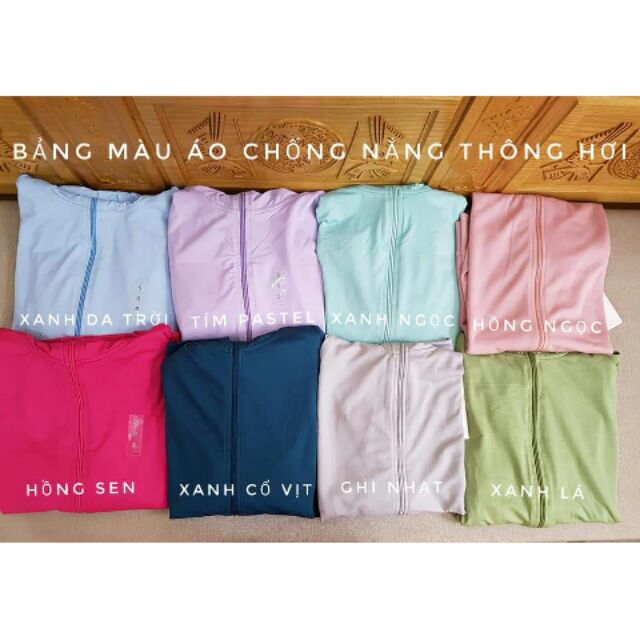 ÁO CHỐNG NẮNG THÔNG HƠI
