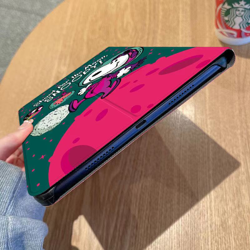 Ốp Máy Tính Bảng In Hình Snoopy Dễ Thương Cho apple ipad mini 123456 Bao Da Máy Tính Bảng 7.9inch 8.3inch Dành Cho ipad air 9.7inch 10.2inch 11inch Ốp