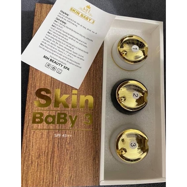 Bộ Kem Dưỡng Skin Baby 3 MH Beauty Spa